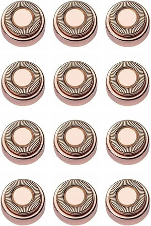 for Flawless Hair Remover 1/2/3/4/6/8/9/12 Pcs Replacement Heads Count Replacing Blades for Gen1 Lipstick Shaped Hair Remover(12pcs)
