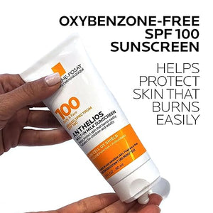 La Roche-Posay Anthelios Melt-In Milk Sunscreen SPF 100 Sunscreen For Body &amp Face Broad Spectrum SPF + Antioxidants Oil Free For Sun Sensitive Skin Oxybenzone Free