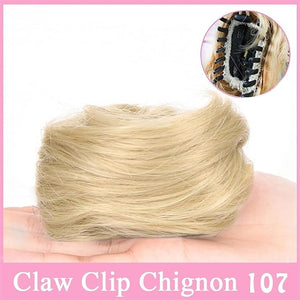 messy bun hair piece Space Buns Hair Pieces Mini Claw Clip in Hair Bun Messy Cat Ears Hair Bun Extension Synthetic Donut Wig Accessory Updo Hairpieces for Women Girls bun hair pieces for women ( Colo