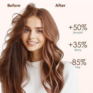 3-in-1 Thermal Brush for Blowout Look, 1.5 inch Heated Round Brush with Ion Detachable Heated, Makes Hair Straightening and Smoother Get Natural Curls, Dual Voltage for Travel, Quick&amp;Easy