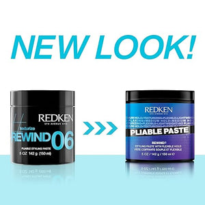 Redken Pliable Styling Paste With Flexible Hold For All Hair Types - Adds Lightweight, Flexible Texture &amp; Moisture, Medium Hold