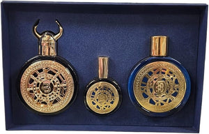 Bharara Viking Beirut Gift Set, Parfum 3.4oz 100ml with mini 1.0oz/30ml and Body Lotion 6.0oz/180ml