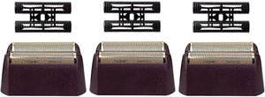 Professional 5 Star Series Finale Shaver Replacement Foil and Cutter Bar Assembly Compatible with wahl Foil Heads 7031-100/7043-100Fit for #8061 8164 Shaver (red 3 Pack)