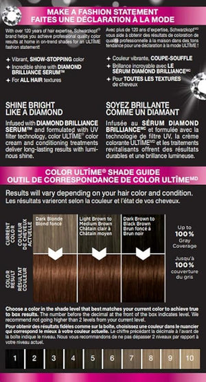 Schwarzkopf Color Ultime Permanent Hair Color Cream 5.24 Cinnamon Brown