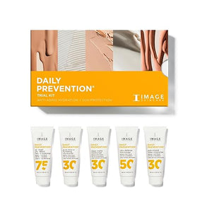 IMAGE Skincare DAILY PREVENTION Discovery Holiday Gift Set 5-Piece SPF Moisturizer Set &amp Broad Spectrum Sunscreen