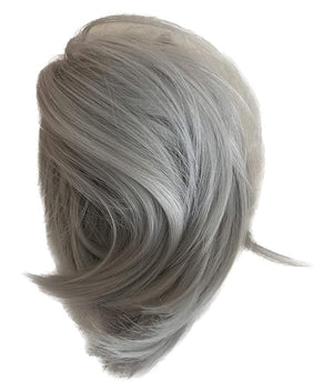 Apexhairs Hair Bun Ponytail Extension Straight Synthetic Hairpiece Short Ponytail Bun Extensions Hair Accessories Elastic Easy Scrunchie Hair Bun for Women (Natural Silver Grey)
