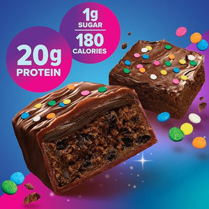 Pure Proteins Bar Galactic Brownie 20g Protein Gluten Free (2 Pack 8 Count)