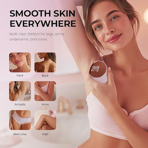 PRITECH Electric Razors for Women Legs, Easy-Clean Body Shaver, Wet &amp; Dry Waterproof Bikini Trimmer, Portable Lady Hair Remover for Face Underarms Pubic (Pink)