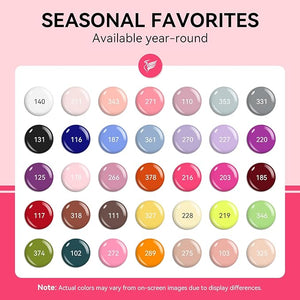 phoenixy 53 Pcs Gel Nail Polish Kit with U V light and Drill 35 Colours Gel Polish with 5 Pcs Base Top Coat Manicure Starter Nail Polish Set Christmas Gifts for Women ST9014