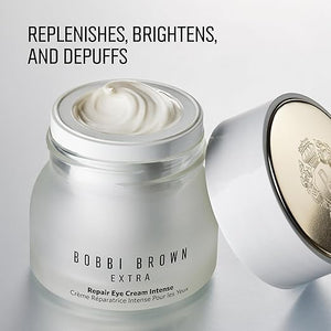 Bobbi Brown Extra Repair Eye Cream Intense | Replenish, Depuff, &amp; Brighten | Under Eye Cream with Argireline Peptide, Hyaluronic Acid, &amp; Glycerin