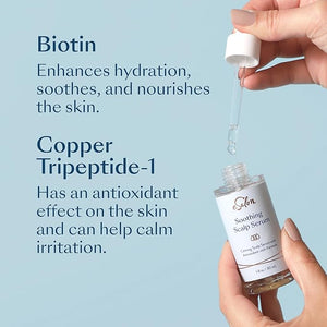 eSalon Soothing Scalp Serum with Biotin and Copper Tripeptide Antioxidant-Rich Formula 1 fl oz