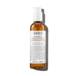 Kiehl's Calendula Deep Cleansing Face Wash Balances Skin While Gently Removing Impurities Soothing and Refreshing Boosts Moisture Barrier for Soft-Feeling Skin Paraben and Sulfate Free