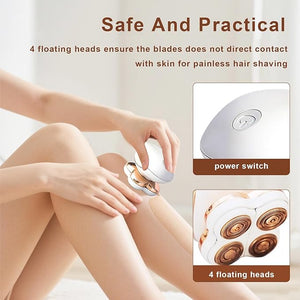 Electric Razors for Women Legs Painless Hair Removal Device with LED Light Faultless Shaver for Women Personal Care Products for Women Instant and Painless Bikini Underarm Arm Hair Removal