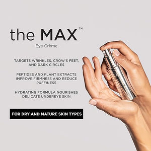 IMAGE Skincare the MAX Eye Cr?me Under Eye Cream to Reduce Appearance of Fine Lines and Puffiness for Brighter Looking Eye Area 0.5 oz