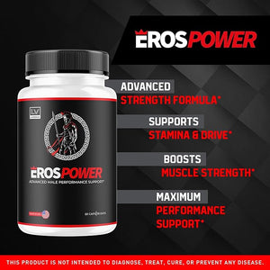 (3 Pack) Eros Power Supplement - Eros Power Supplement For Men, Eros Power, Eros Powder Supplement, ErosPower Advanced Formula, Eros Power Capsules For Men, Eros Power Pills, 180 Capsules For 3 Months
