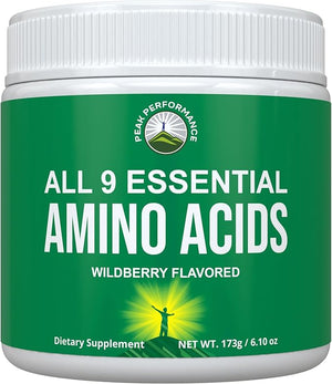 All 9 Essential Amino Acids Powder with 26 Clinical Studies. EAAs 32X Effective vs BCAA/BCAAS Branched Chain Aminos. Pre or Post Workout EAA Supplement. Perfect for Energy Muscle Growth. Wildberry