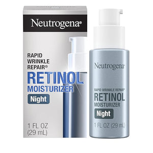 Neutrogena Rapid Wrinkle Repair Retinol Night Face Moisturizer Daily Anti-Aging Face Cream with Retinol &amp Hyaluronic Acid to Fight Fine Lines &amp Wrinkles 1 fl. oz