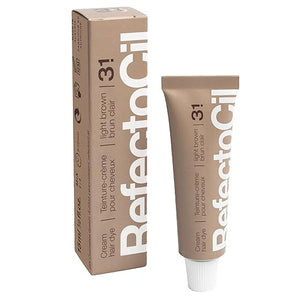 RefectoCil Hair Tinting Kit Includes Cream Hair Dye + Liquid Oxidant 3% + Mixing Brush &amp; Mixing Dish