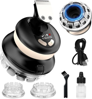 Self Haircut Kit for Men USB Rechargeable Cordless Hair Clipper with Snap-On Mini Trimmer Short Hair Bald Clippers Set Waterproof Electric Haircutting Kit for Home Easy Self-Cut for Men &amp Seni