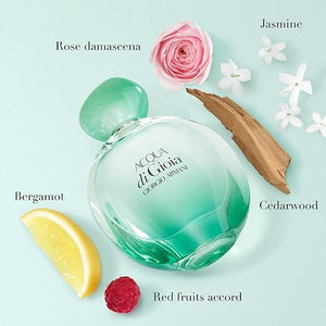 Armani Beauty - Acqua Di Gioia - Eau de Parfum Intense - Floral Citrus Women¡¯s Fragrance - Bergamot &amp Red Fruits Accord Jasmin Cedarwood Notes