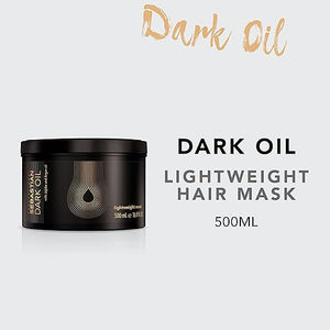 Sebastian Professional Dark Oil Lightweight Treatment Mask | Nourishing Blend of Natural Oils for 3x Smoother Hair
