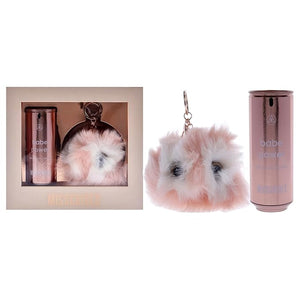 Missguided Babe Power - Floral Fruity Fragrance For Women - Top Note Of Rhubarb - Middle Notes Of Jasmine And Peony - Base Note Of Musk - 2.7Oz Edp Spray And Pom Pom Keyring - 2 Pc Gift Set
