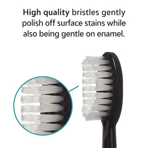 TAO Clean Umma Diamond Sonic Toothbrush Replacement Heads (3-Pack) ? Replacement Heads for the TAO Clean Electric Toothbrush and Docking Station, Black