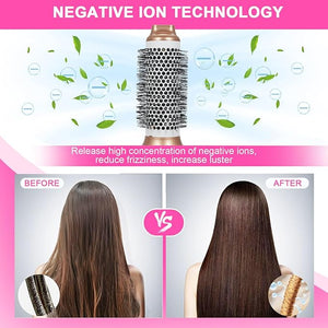 5-in-1 Hot Air Comb Home Use Straight Hair Curly Hair Blow Dryer Comb Multi-function Hair Styling Tool