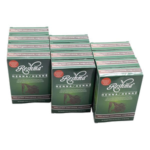 Reshma Beauty 30 Minute Henna Hair Color Infused with Organic Henna Lawsonia Inermis 100% Gray Coverage for Soft Shiny Hair Plant-Based Hair Dye?12.6 oz Pack of 12 (Light Brown)