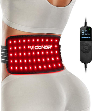 Red Light Therapy Belt for Body Infrared Light Therapy 660nm &amp850nm 3-in-1 LED Bead Pain Relief red-Light Therapy for Dogs Shoulder Back Knee.Improve Joint Inflammation
