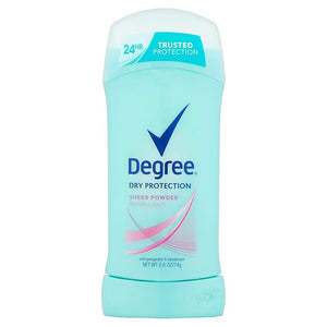 Degree Sheer Powder Antiperspirant Deodorant Stick, 2.6 oz (Pack of 10)