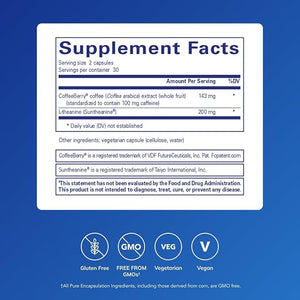 Pure Encapsulations CaffPhenol | Whole Fruit Coffeeberry Extract and Theanine to Provide Balanced Energy and Cognitive Support | 60 Capsules