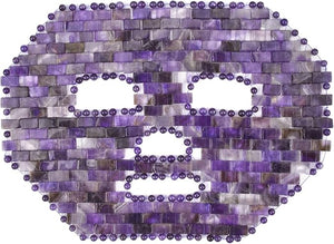 ideayard Jade Facial Mask£ü100% All Natural Jade Sleep Mask£üDiminish Puffiness£üSoothe Eye Fatigue (Purple)