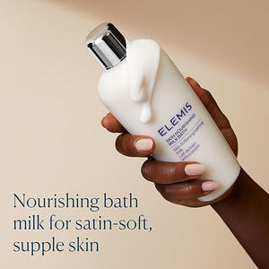 ELEMIS Skin Nourishing Milk Bath 400ml ? Softening Body Cleanser for Dry Skin Gently Moisturizes &amp Soothes with Milk Protein &amp Oat Extract