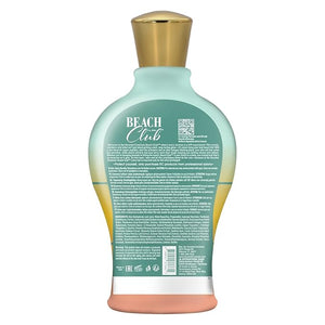 Devoted Creations Beach Club - Exclusive Skin Softening Copper Peptides + Elite Collagen Banking Complex with Peach Nectar &amp; Acai Berry Extracts Indoor/Outdoor Dark Tanning Lotion