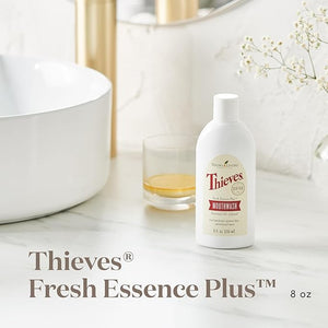 Young Living Thieves Fresh Essence Mouthwash | Alcohol-Free 8 fl oz Mouthwash Infused with Essential Oils | Gentle Refreshing Oral Care for Long-Lasting Fresh Breath &amp Healthy-Looking Smile