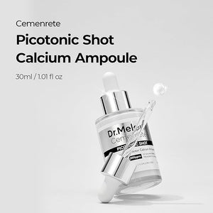 Dr.Melaxin Cemenrete Picotonic Shot Calcium Serum for Firming Density collagen serum Even Skin Tone &amp Skin Clarity Anti-aging Dark spot care 1.01 fl.oz.