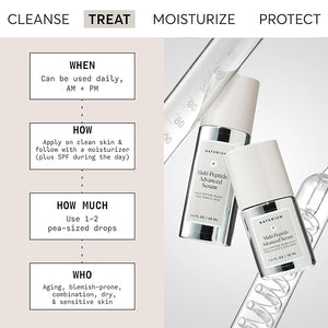 Naturium Multi-Peptide Advanced Serum Jumbo Firming &amp Smoothing Face Serum for Fine Lines &amp Wrinkles with Advanced Multi-Peptide Blend 2 oz