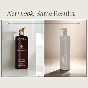 L'ANZA Keratin Healing Oil Shampoo Hydrating Cleanse Boosts Softness Adds Lustrous Shine Anti-Frizz Color Safe Strengthening Anti-Humidity Strengthening Care Sulfate Free
