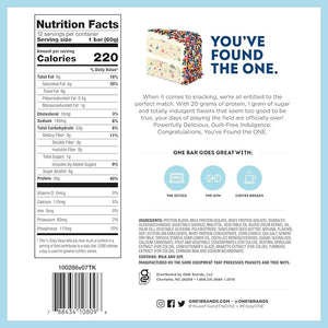 ONE Protein Bars, Sampler Variety Pack, Gluten Free 20g Protein, Only 1g Sugar, 2.12 Oz Bars (8, Variety)