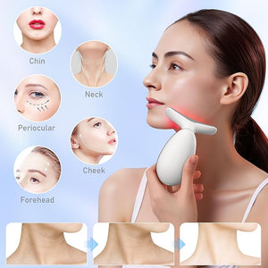 SZZ Neck and Face Massager for Home Use,Face Wrinkle Roller for Double - Chin, Face Sculpting Skin Care Tool,Improve, Firm,Tightening and Smooth