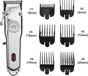Professional Hair Clippers for Men - Cordless Hair Clippers Machine - Barber Electric Hair Trimmer Men Clippers &amp; Accessories Set - Grooming Beard &amp; Hair Cutting Kit (13 Pieces)