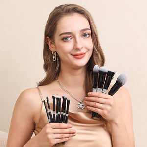Bueart Design 16Pcs Makeup Brushes Set with Classic HolderPremium Ultra Soft Professional Make up Brushes for FoundationBlushPowderHighlighterContourEyeshadow