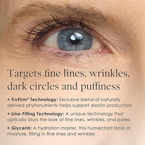 BODY FIRM Crepe Erase Flaw-Fix Eye Cream Anti-Aging Wrinkle Cream Supports Puffiness Dark Circles Wrinkles Crepe Skin &amp Fine Lines Tired Eyes Citrus 0.5 fl oz