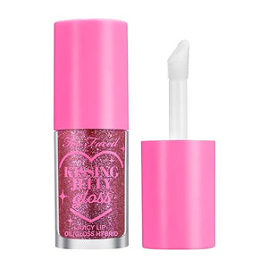 Too Faced Kissing Jelly Lip Oil Gloss | Hydrating Lip Oil + Gloss Hybrid for Instant Moisture and Shine, 0.15 Fl Oz