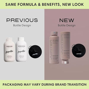 Jupiter Anti Dandruff Shampoo Conditioner &amp Scalp Scrubber for Flaky Itchy &amp Dry Scalp - Hydrates &amp Reduces Flakes - Scalp Treatment &amp Hair Care Set - Color-Safe Sulfate-Free Para