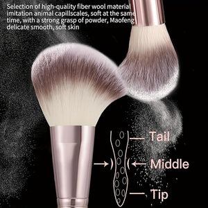 40Pcs Brown Makeup Brushes Set Professional Makeup Kit Multi-functional Makeup Tool Set with Case Facial Makeup Accessories Foundation Makeup Brush Kit Eye and Face Make up Brushes &amp Tools