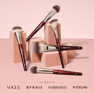 BK BEAUTY - CORE LINE EXTENSION FACE SET (5PC) - Professional Makeup Brush Set for Liquid Cream &amp Powder | Premium Makeup Brushes for Flawless Application