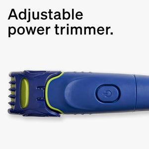 Schick Hydro Groomer ? Beard Trimmer for Men, Beard Groomer with 5 Razor Blades, Blue