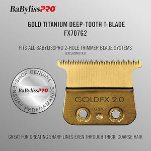 Replacement Blades Deep-Tooth T-Blades for Outlining Hair Trimmers (FX787 FX799) and LoPROFX Trimmers (FX726 FX729)